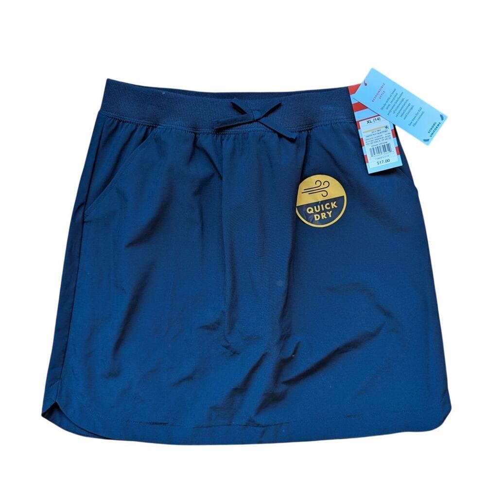 Cat & Jack Girls Size 14 XL Skort Skirt NWT Navy Blue back to school uniform